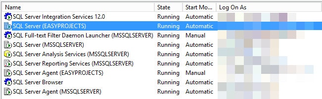 Figure 1 – SQL Server configuration manager.