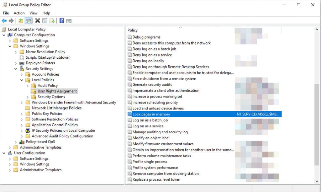 Figure 1 - Windows Group Policy tool